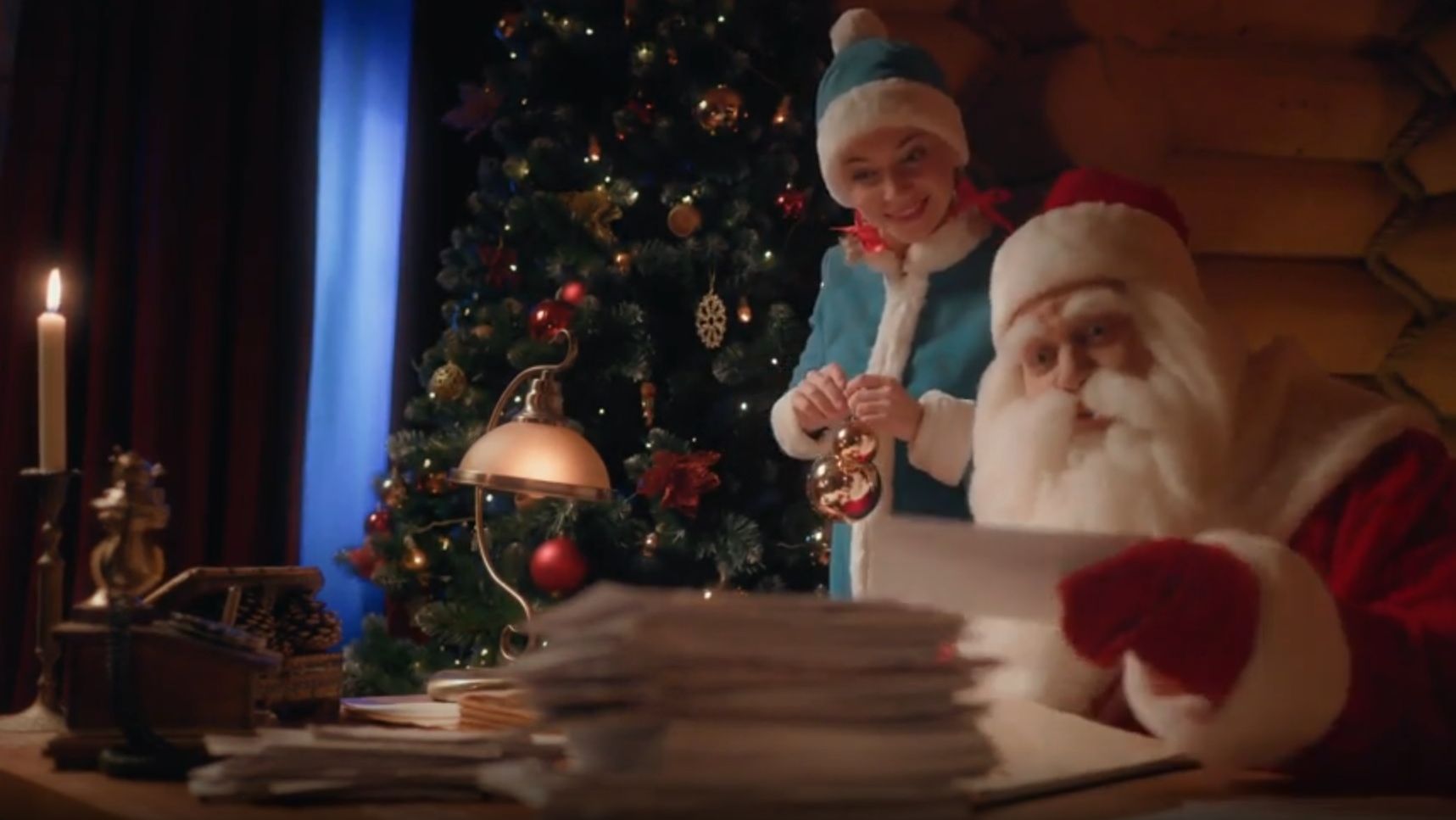 Новогоднее поздравление для Верочки от Деда Мороза с Новым Годом! смотреть онлайн