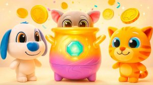 ️Говорящий Кот Том и друзья нашли сокровище! Что было в сундуке?