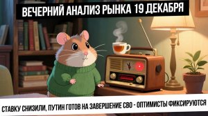 Вечерний анализ рынка 19 декабря. Все события позади и все с позитивным исходом, но рынок упал!