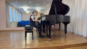 Кемерово, ЦДШИ, Козлова Алиса, 4 кл., 10 лет - К. Черни  Этюд соч. 139  № 83