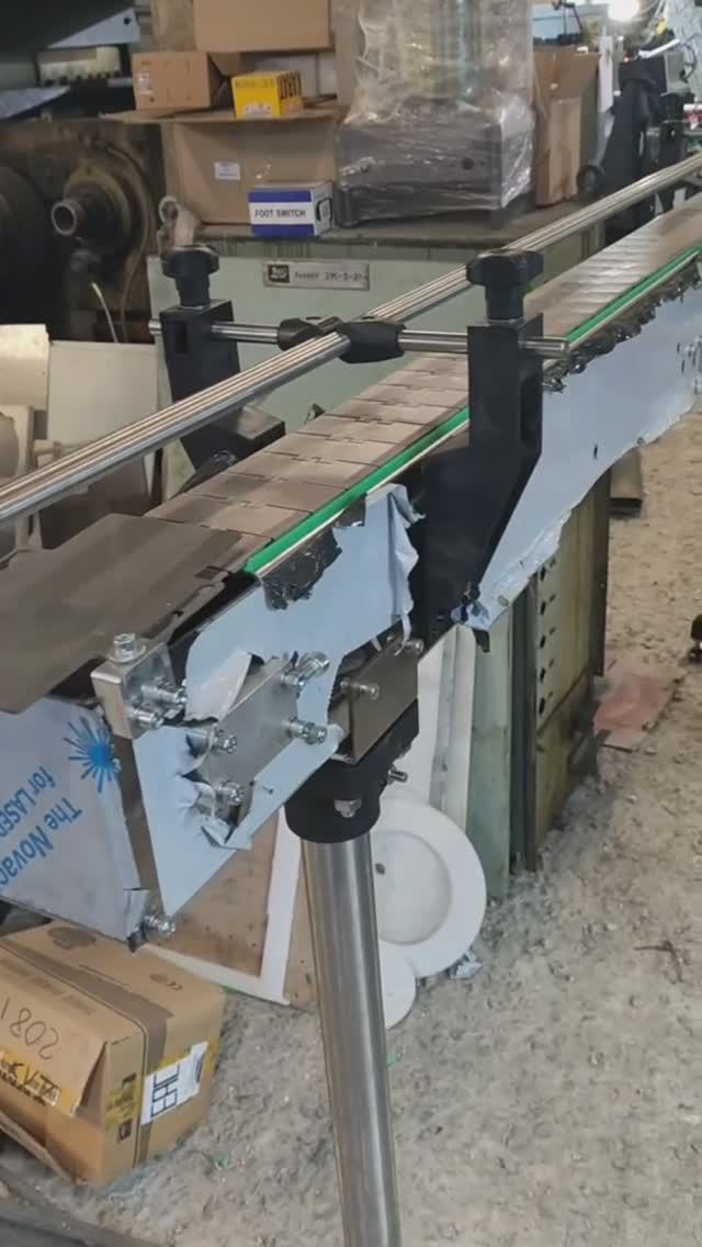 Транспортёр пластинчатый 3 метра, цепь 114,3мм