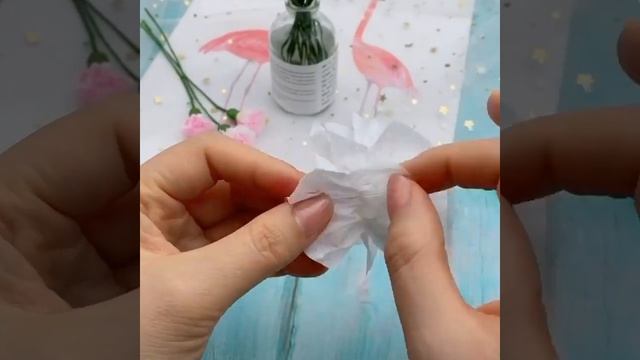 🤩 Как сделать нежные цветы из обычных бумажных салфеток