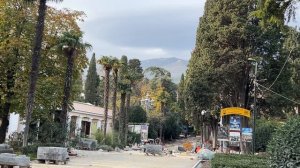 Ялта. Сквер Городской Сад. КЗ "Юбилейный".Благоустройство,кап/ремонт территории.07.12.25.Крым.Crimea