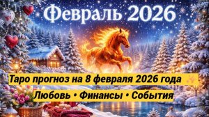Таро прогноз на 8 февраля 2026 года ✨ Любовь • Финансы • События