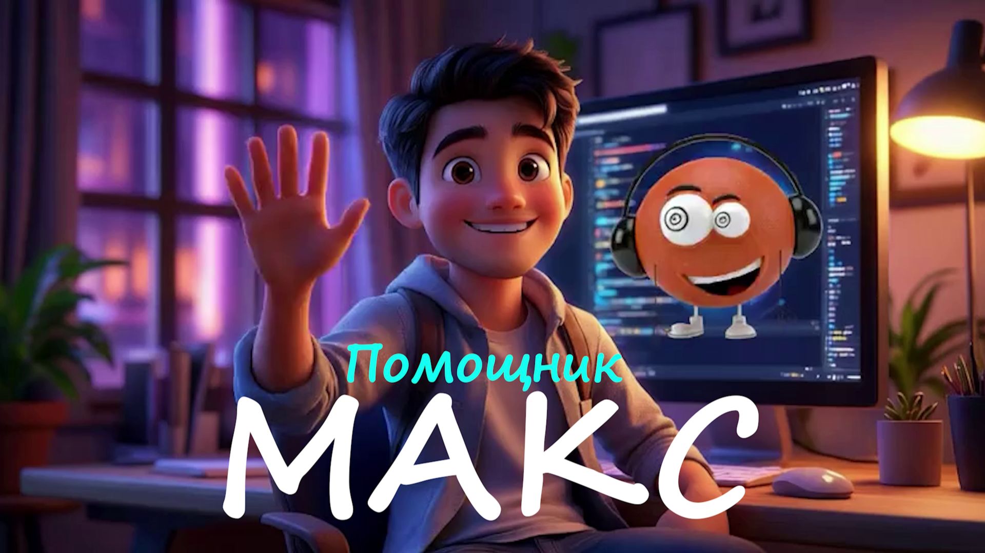 Помощник Макс -  Оригами котик - Выпуск 1