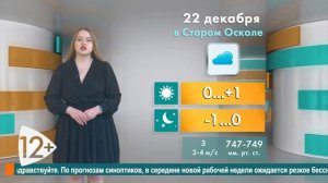 Погода в Старом Осколе на 22 декабря