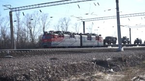 Электровоз ВЛ80С-750 с поездом "Сила в правде"