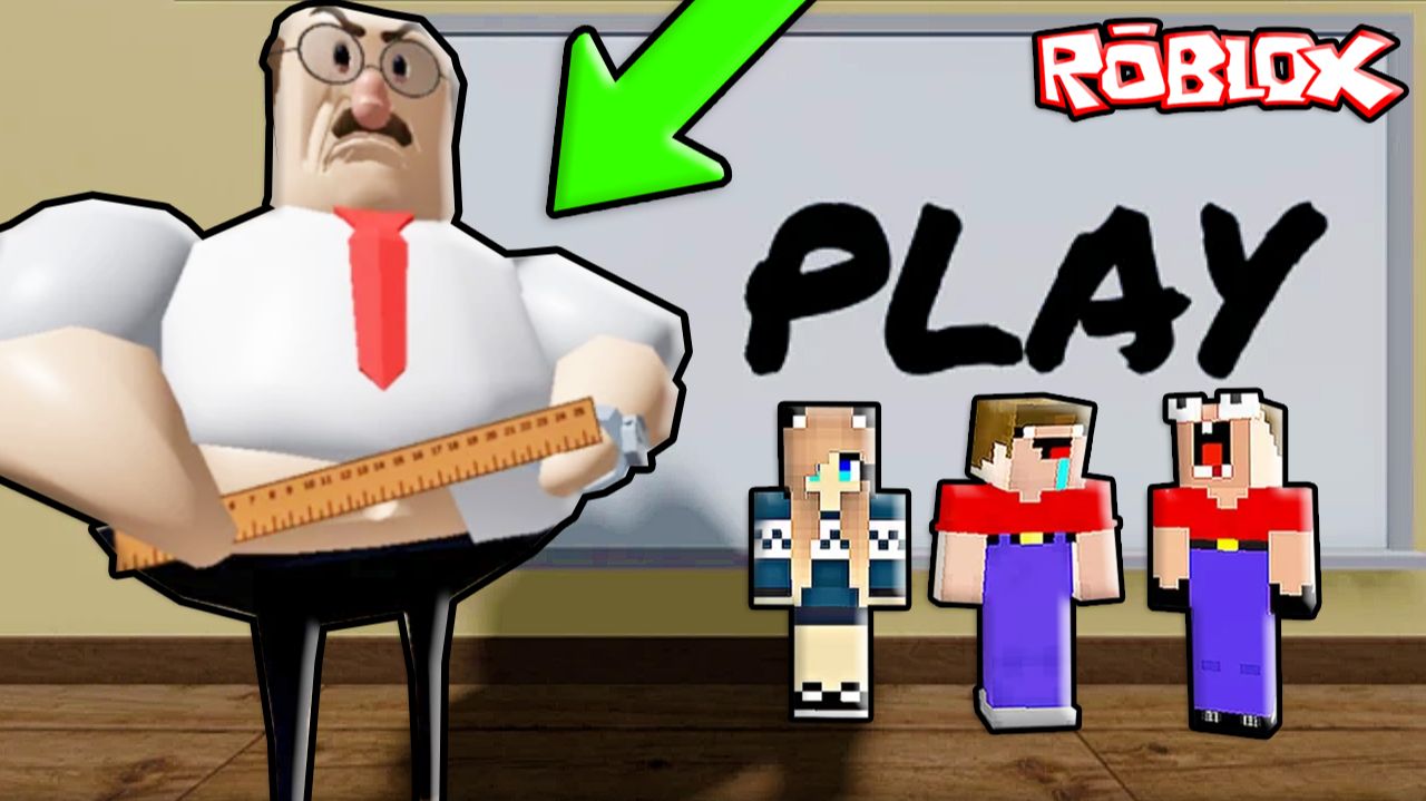 2 НУБА И ДЕВУШКА ПРО СБЕЖАЛИ ИЗ ШКОЛЫ ЗЛОГО УЧИТЕЛЯ В РОБЛОКС смотреть онлайн