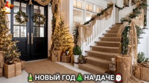 Новый Год на даче 🎄 Атмосфера природы и праздника (1)