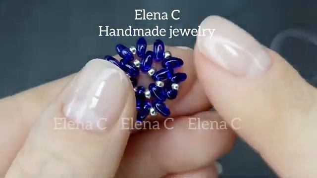 Красивые Серьги из бисера и бусин Twin от  Elena C - Украшения ручной работы смотреть онлайн