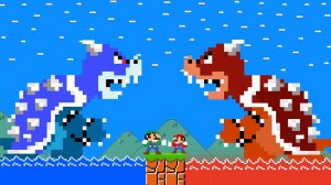 🧊🆚🔥 Ледяное Боузер против Огненного Боузера!