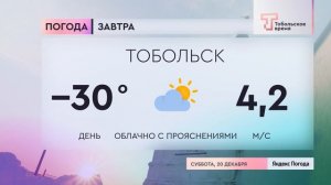 Прогноз погоды на 20 декабря