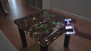 Изготовление светящего стола с помощью эпоксидной смолы