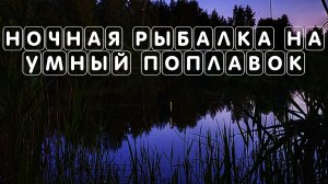 Ночная рыбалка на умный светящийся поплавок с индикатором поклевки