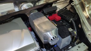 Установка дизельного фена в Nissan leaf