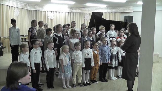 Хор 1 класса. В. Шаинский/М. Матусовский "Вместе весело шагать" смотреть онлайн