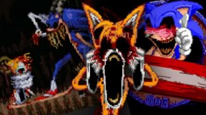 Sonic exe one more time repixeled полное(почти) прохождение - без комментариев - все секреты