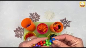 Мультики для Детей и малышей Превращаем ярких гномиков в бусинки Мультики залипалки