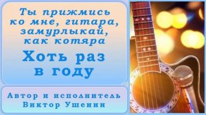Хоть раз в году (Лирика) - Виктор Ушенин