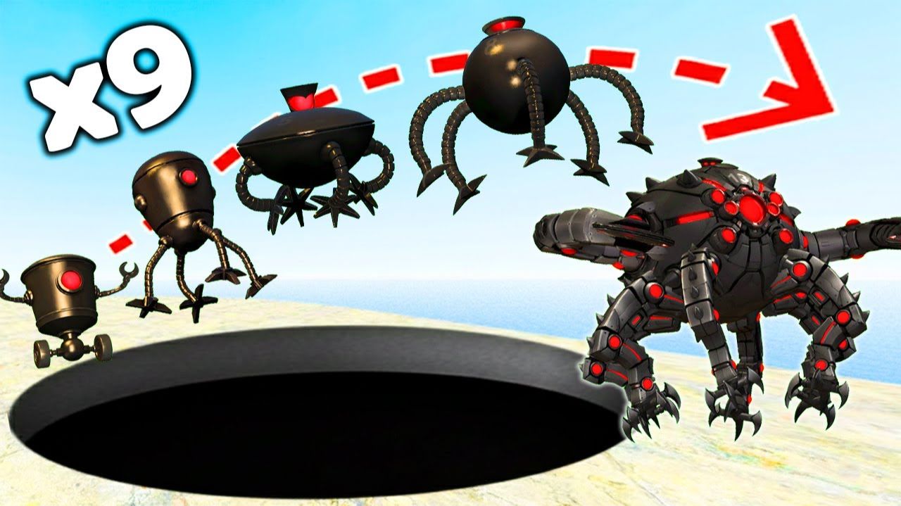 У Кого Самый Длинный Прыжок В Omnidroid Robot смотреть онлайн