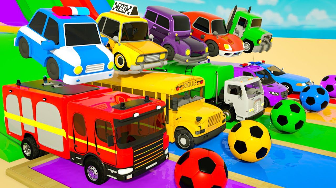 Мультики мультфильмы про машинки. Мультики для малышей с песенками. Детские песенки мультики детям