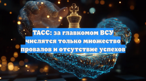 ТАСС: за главкомом ВСУ числятся только множество провалов и отсутствие успехов