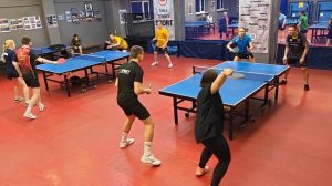 Казачек/Нельсон (1245) - Мешков/Файтельсон (945) 14.12 Парный турнир по настольному теннису СПб