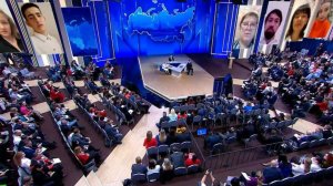 "Итоги года с Владимиром Путиным" завершились