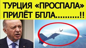 В Турции упал беспилотник. Анкара проспала «прилет». Эрдоган в ярости