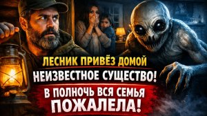 ЛЕСНИК привёз домой неизвестное СУЩЕСТВО — в Полночь Вся Семья ПОЖАЛЕЛА! Страшные Истории. Ужасы