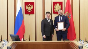 МИХАИЛ КОТЮКОВ НАГРАДИЛ ЛУЧШИХ КРАСНОЯРСКИХ БОРЦОВ