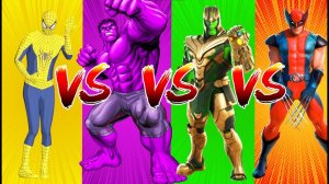 СУПЕРГЕРОИ ТАНЦЫ ЧЕЛЛЕНДЖ ЧЕЛОВЕК ПАУК VS ХАЛК VS ТАНОС VS РОСОМАХА