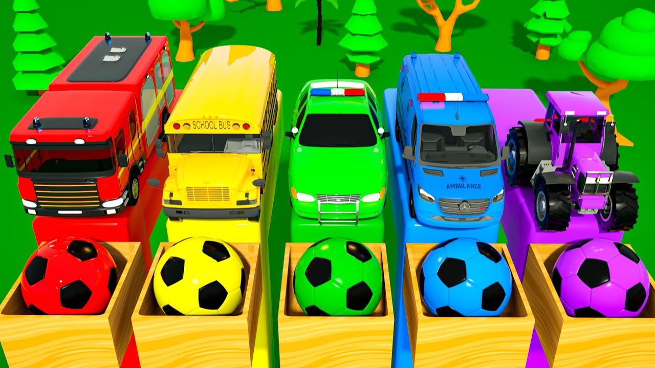 Мультики для малышей. Веселые мультфильмы с песенками. Мультики про машинки. Детские мультики онлайн