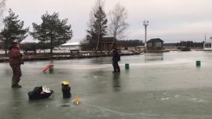 поимка форели