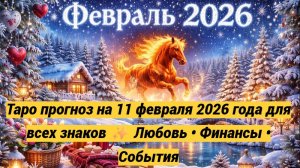 Таро прогноз на 11 февраля 2026 года для всех знаков ✨ Любовь • Финансы • События