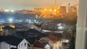 Появились кадры атаки БПЛА на Орёл. Атакован объект коммунальной инфраструктуры. 19.12.2025