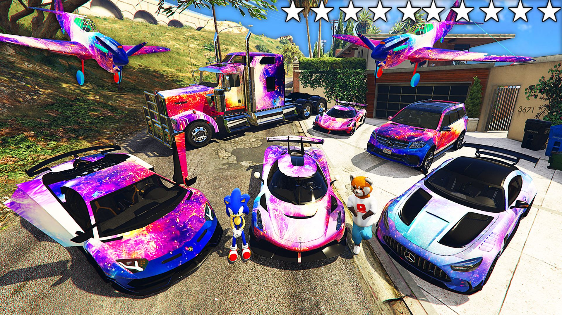 Я УГНАЛ ГАЛАКТИЧЕСКИЕ КОСМО ТАЧКИ С СОНИКОМ ИЗ РЕАЛЬНОЙ ЖИЗНИ В ГТА 5 смотреть онлайн