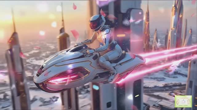 Футуристичный фильм: города Будущего, Летающие автомобили и неоновая безмятежность!