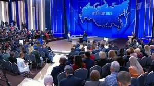 Значительная часть программы "Итоги года с Владимиром Путиным" была посвящена социальной тематике.