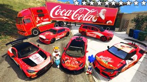 Я УГНАЛ РЕДКИЕ КОКА КОЛА ТАЧКИ С СОНИКОМ ИЗ РЕАЛЬНОЙ ЖИЗНИ В ГТА 5