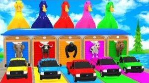 (Обучающее видео) Учите цвета с игрушками для детей