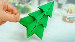 Оригами Ёлка из бумаги своими руками 🎄 Новогодние Поделки Самоделки