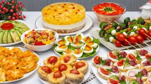 Меню на Новый 2026 год! Праздничный Стол! Самые Простые и Вкусные Рецепты из Курицы, Рыбы и Мяса