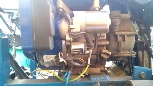 Самодельный минитрактор. Аккумулятор сел.