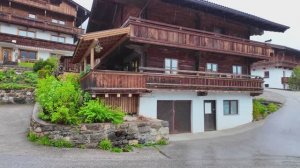 ⭐ Альпбах прогулка по деревне | Путешествие по Европе | Австрия дождь 2025 4K