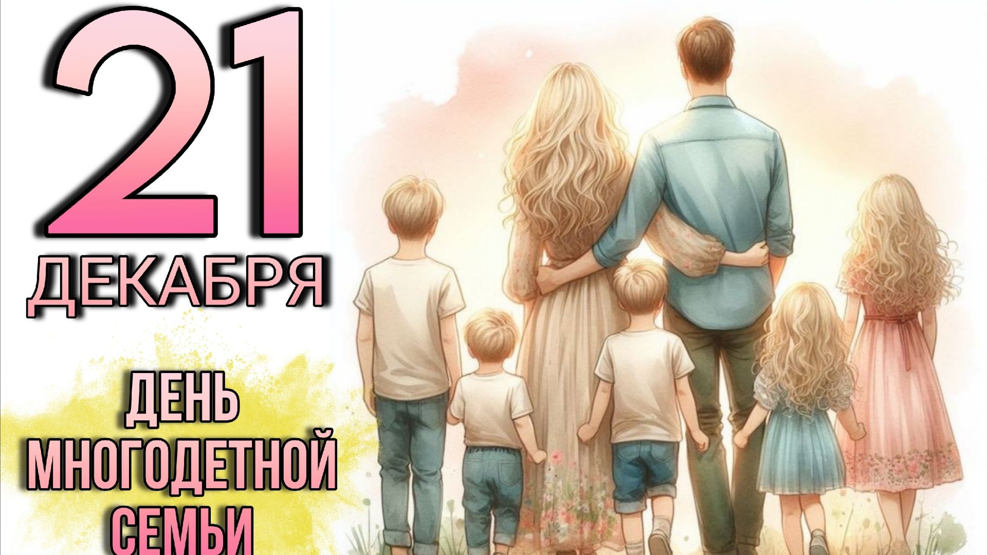 С Днём многодетной семьи! смотреть онлайн