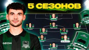 я сыграл 5 СЕЗОНОВ за КРАСНОДАР в КАРЬЕРЕ ТРЕНЕРА в EA FC 26