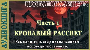 Кровавый рассвет. Как один день стёр мир: исповедь уцелевшего. Часть 1. Аудиокнига Постапокалипсис