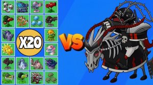 ЧЕРНЫЙ ЗОМБИ НА ДЬЯВОЛЬСКОЙ ЛОШАДИ ПРОТИВ РАСТЕНИЙ|КТО ПОБЕДИТ? #pvz #fusion #zombick