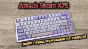 Сама нежность: обзор механической клавиатуры Attack Shark X75